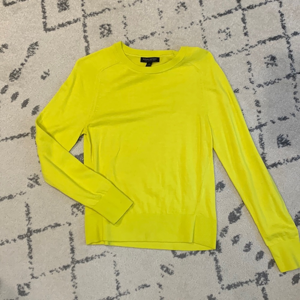 Yellow size S banana republic sweater